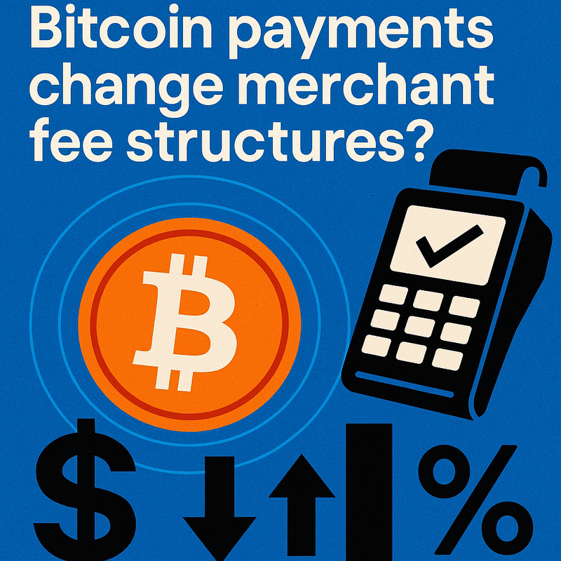 How would widespread Bitcoin payments change merchant fee structures