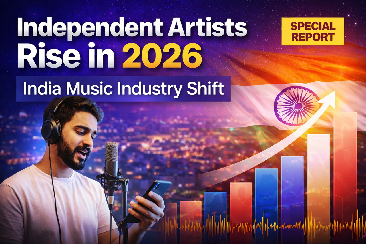Independent music artists growth in India 2026 digital music industry trend