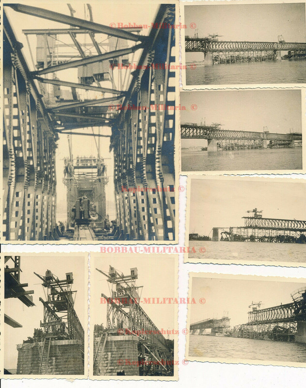 DNJEPROPETROWSK Dnipro Dnepr Eisenbahn-Brücke Brückenbau Eis.Pio.Regt. 1 TOP2