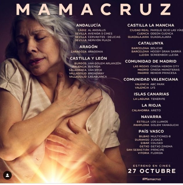 LA PELÍCULA “MAMACRUZ” SE ESTRENA HOY EN 31 CINES CON DISTRIBUCIÓN DE FILMAX