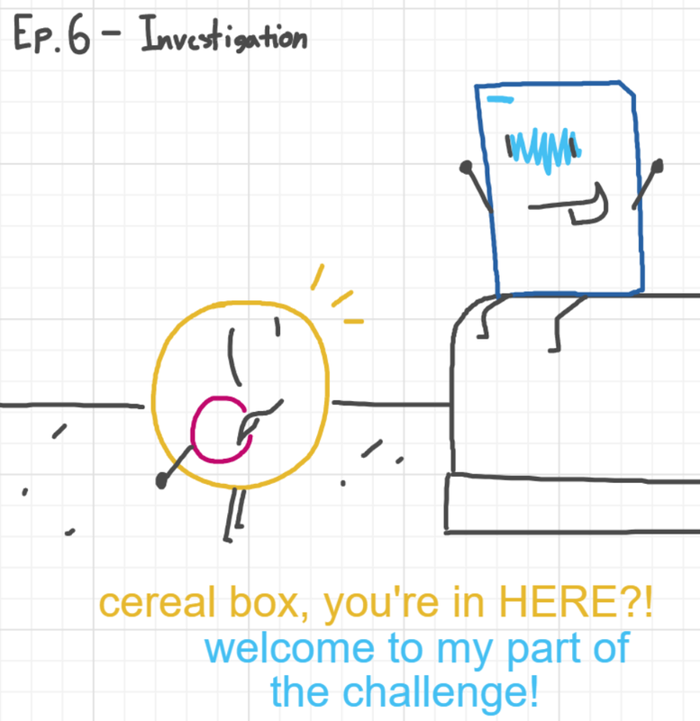 A panel from The Prime Number Few, episode eight of the Board Boards object show by Furretwalk/WalkingFurret.