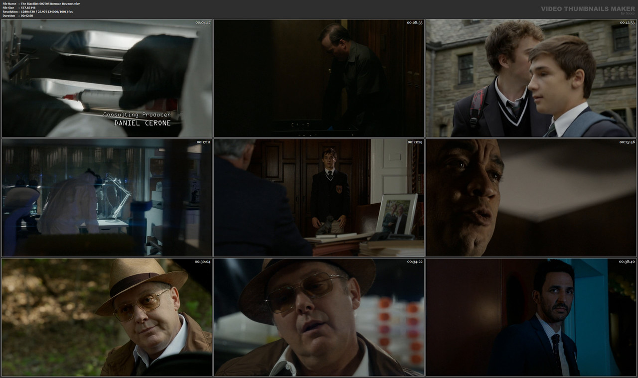 The Blacklist S07E05 Norman Devane.mkv