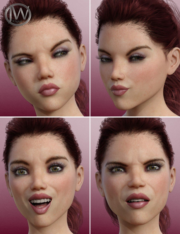 00 main a popular girl morph dial expressions for teen josie 8