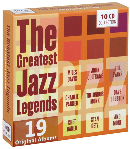 VA - The Greatest Jazz Legends. 19 Original Albums [10CD Box Set] (2015) FLAC