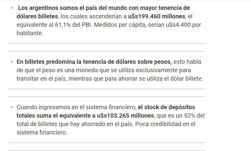 Cuántos dólares hay en la Argentina - Foro Argentina y Chile