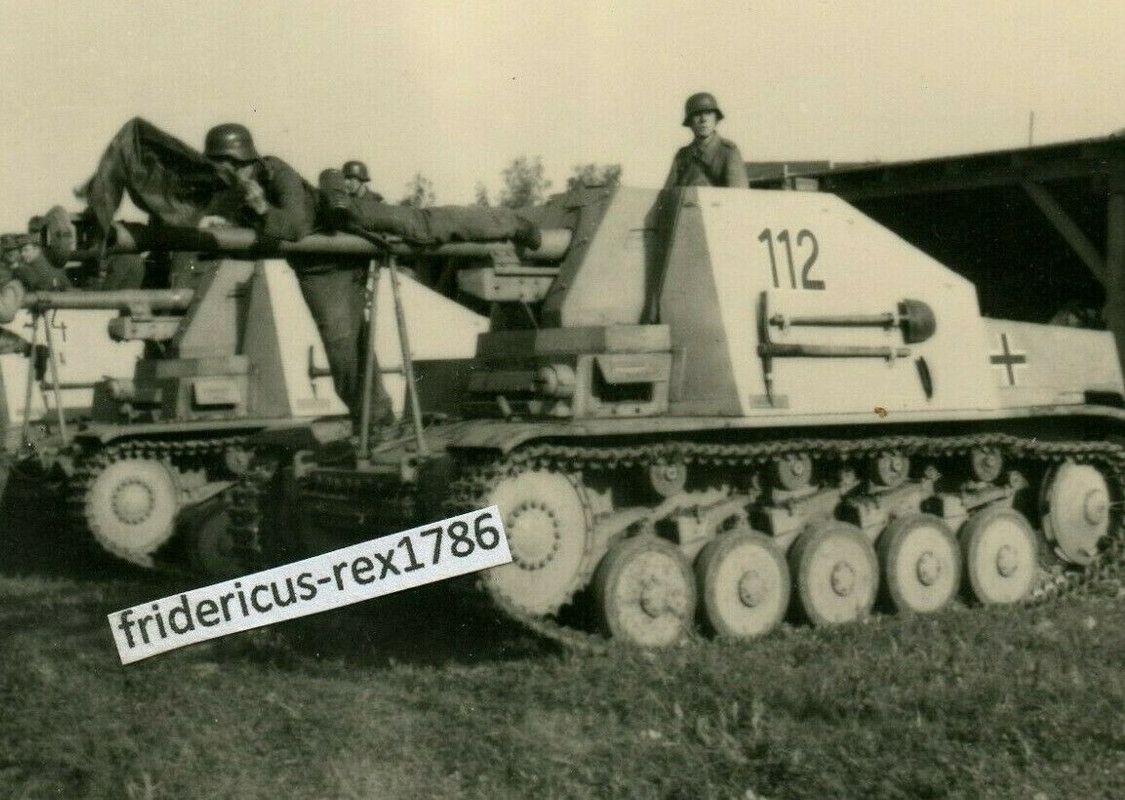 C5 Foto Panzerjäger Panzer Jäger Marder II Nr. 112 Lehrgang Ausbildung Juni 1944