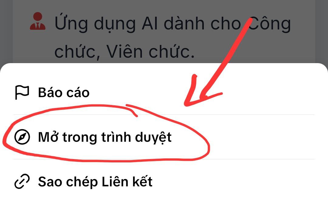 Hướng dẫn mở bằng trình duyệt - bước 2