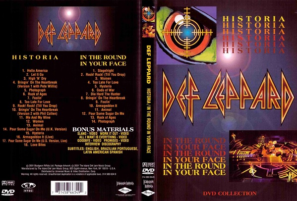 Def Leppard - Historia - In the Round, In Your Face (2001)