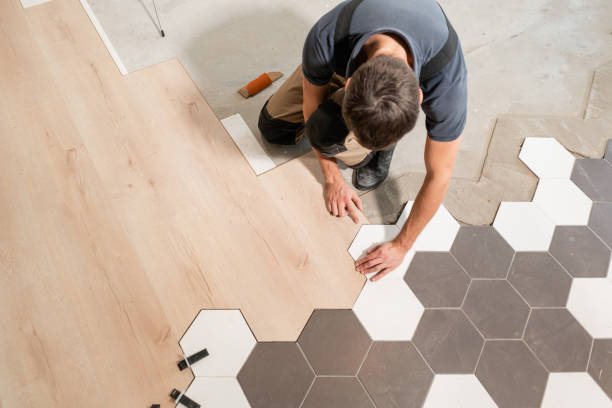 Tile flooring installation