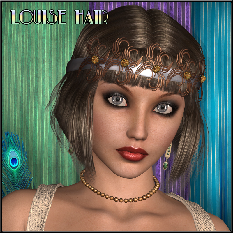 Louise-Bob Hair for V4