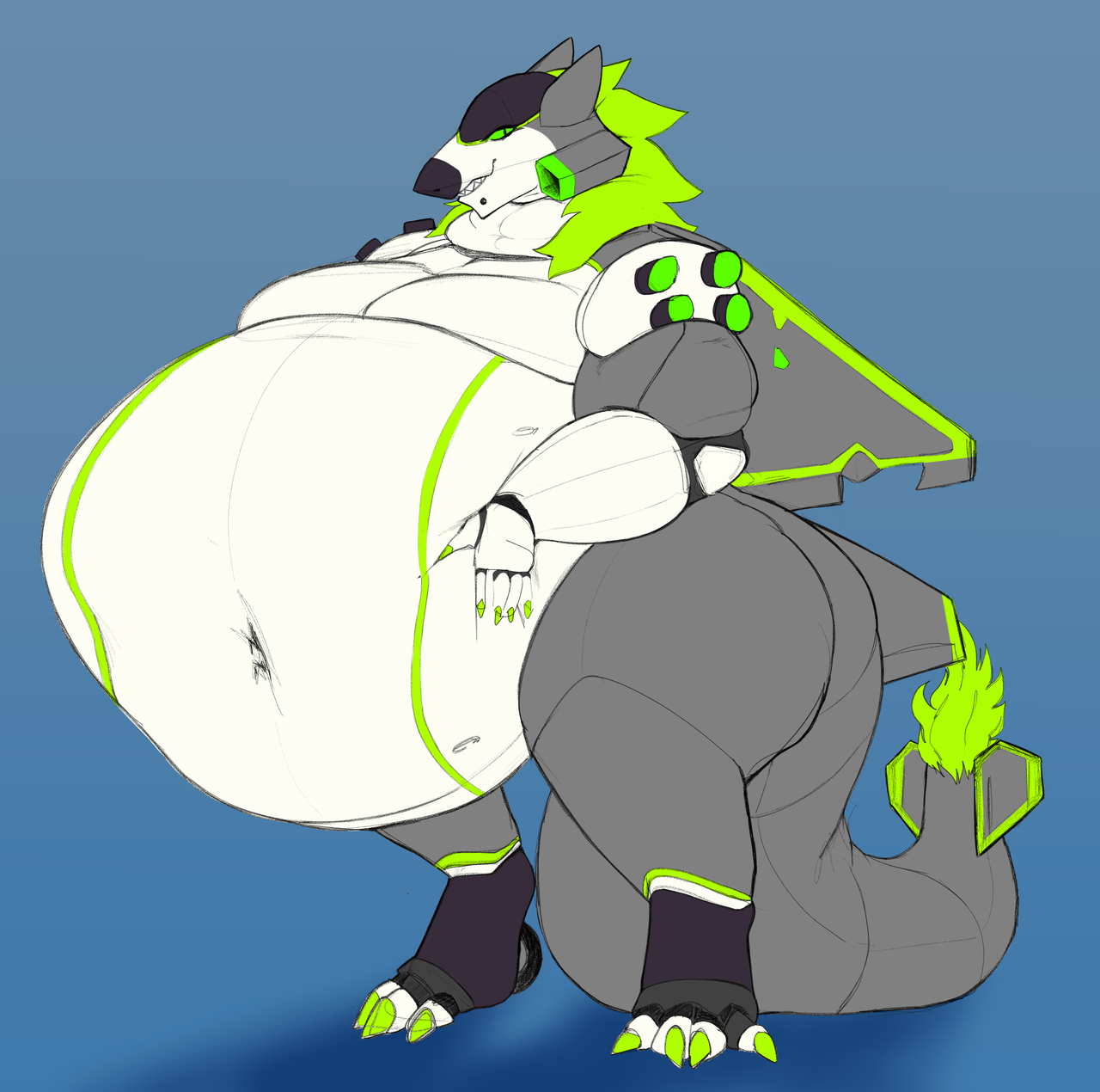 Neon The F 22 Vulp Gulps Aeromorph male fat