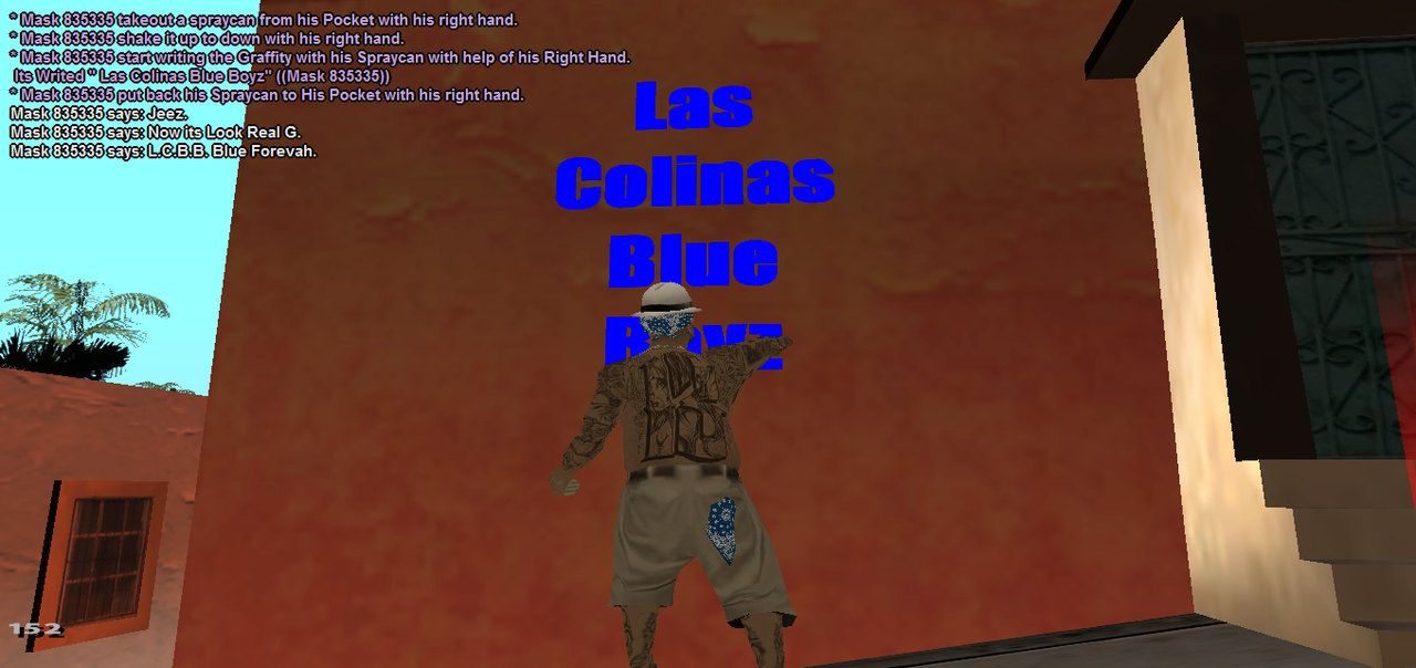Making-Gang-Graffity-Infront-Of-Our-Base