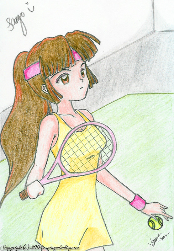 Hình vẽ Kikyou, Kagome, Sango bộ Inuyasha - Page 11 Princess_of_tennis_sango