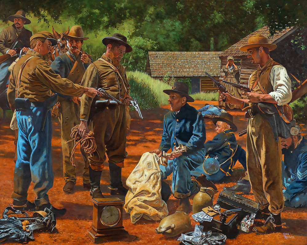 Civil americana,ATRAPADO... Shermans Bummers son atrapados robando... Gracias Rick Reeves