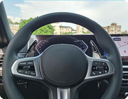 Paddle shifters installed on BMW