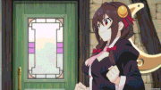 Omake-Gif-Anime-Kono-Subarashii-Sekai-ni-Shukufuku-wo-2-Episode-2-Yunyun-Points
