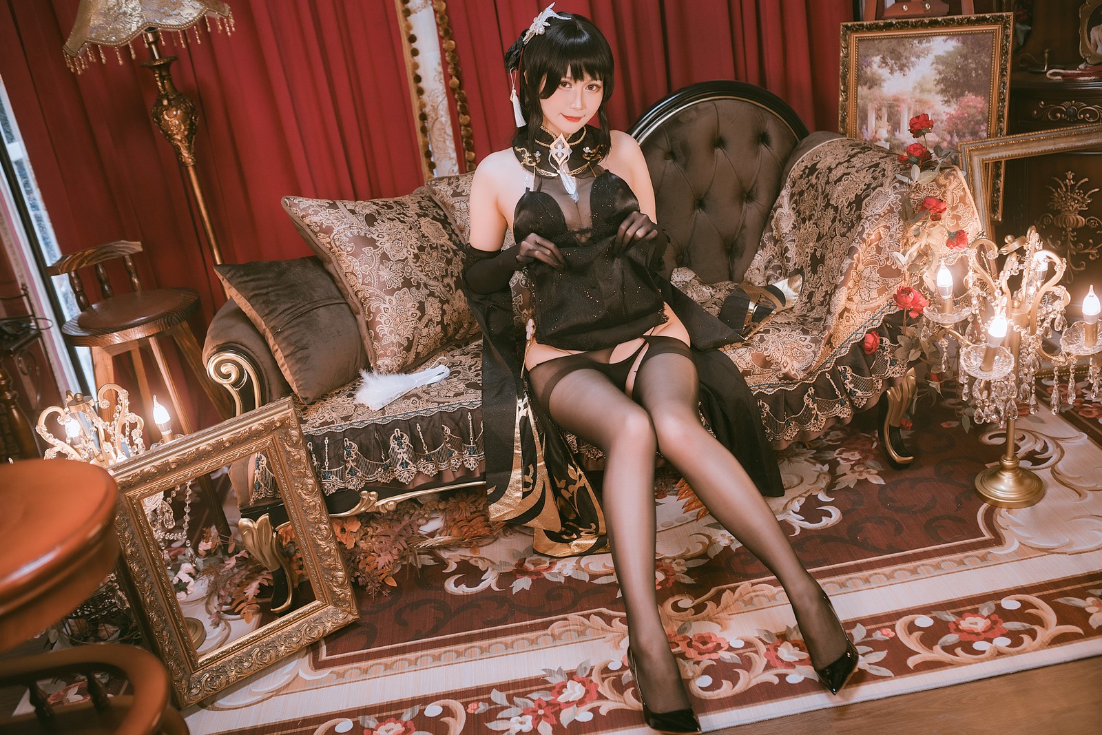 兔胖胖min – 碧蓝航线 镇海 Cosplay 高清写真集（40P-119.3MB）插图6