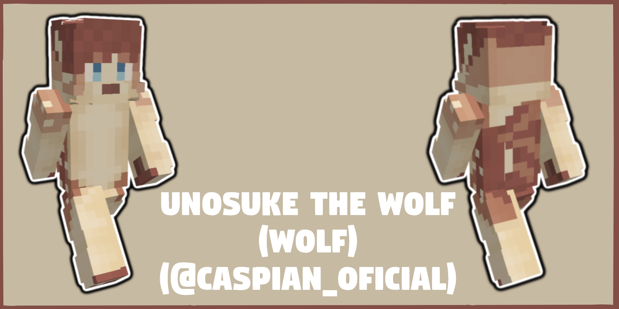 Unosuke The Wolf | @Caspian_oficial (Slim Model) (Raffle Winner) Minecraft Skin