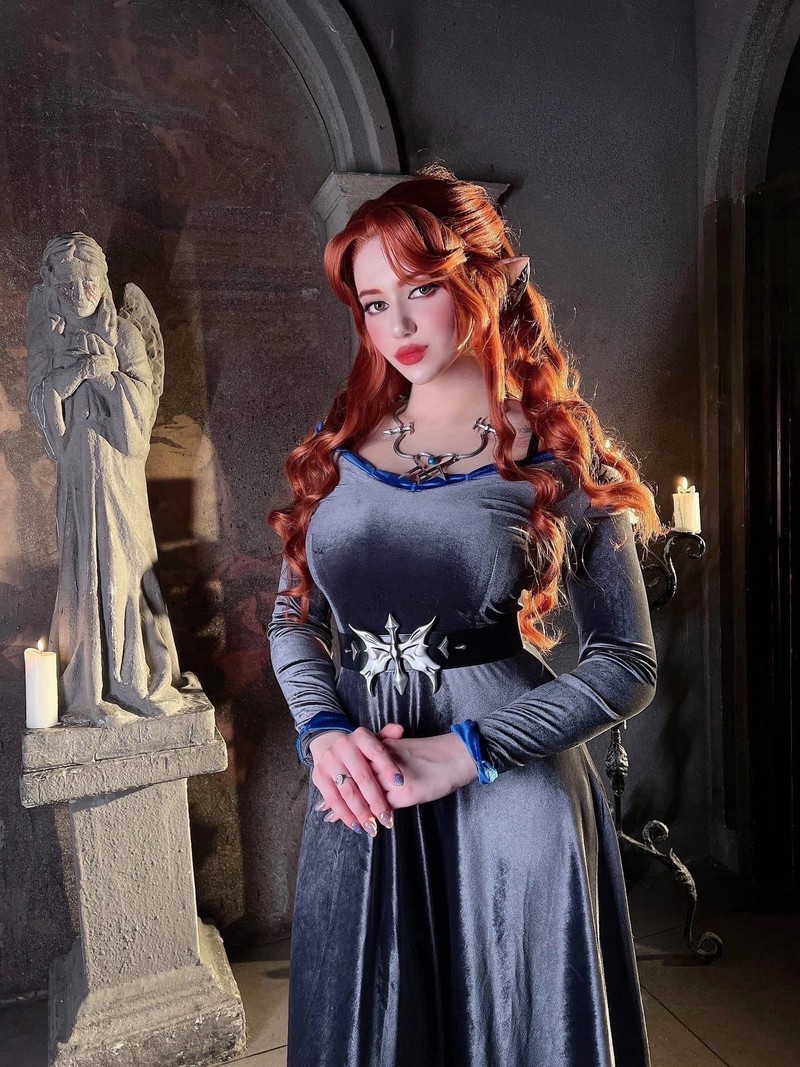 Alina Becker Lenore Cosplay 恶魔城 Castlevania 角色写真【40P-18M】插图9