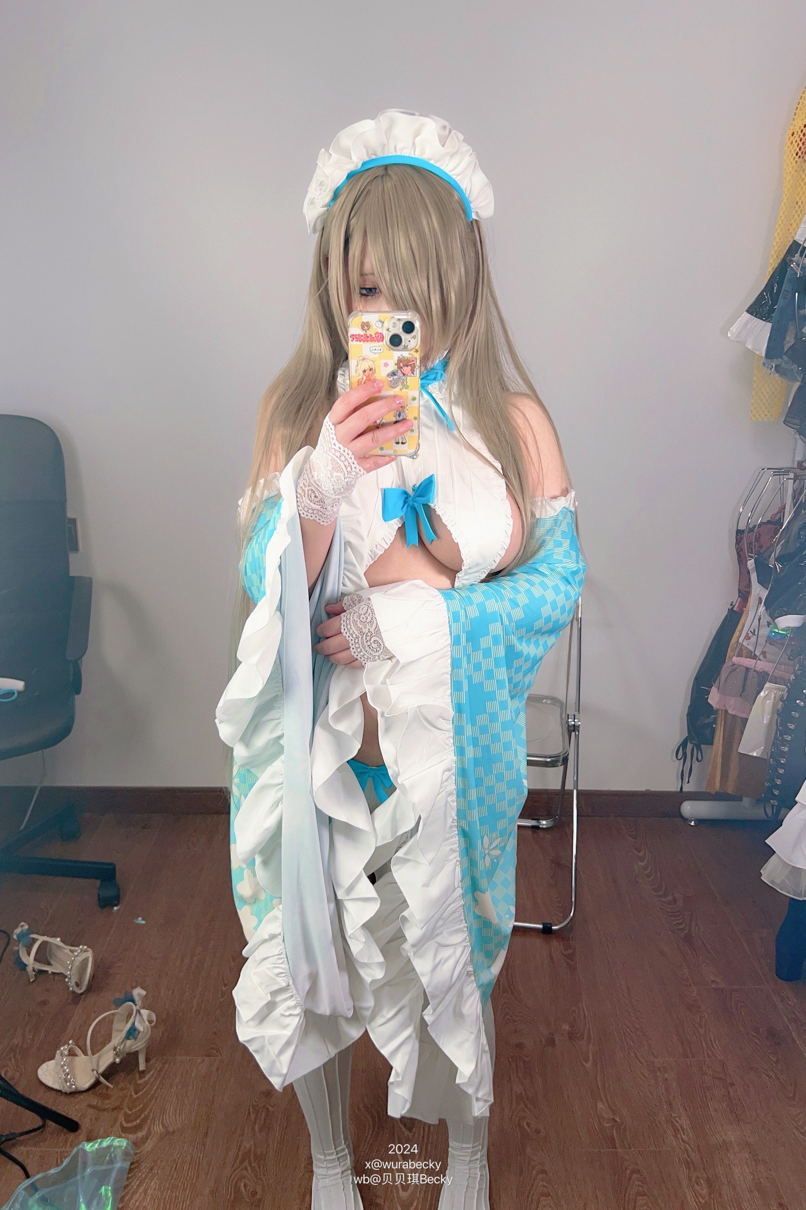 贝贝琪 Becky 明日奈 同人 Cosplay 写真集｜高清角色摄影（42P｜90MB）插图5