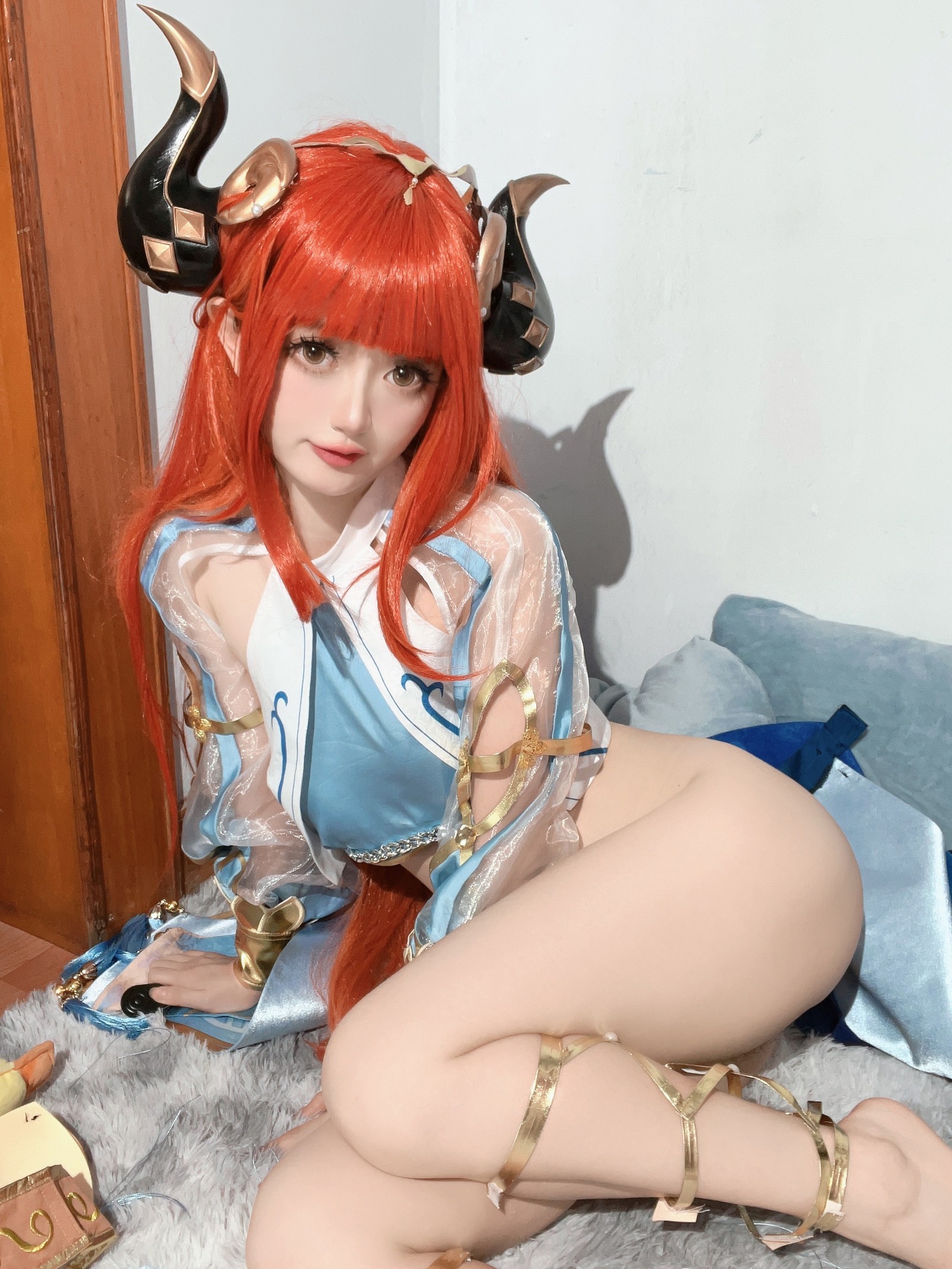 趴趴捣蛋陌 妮露 西域舞娘 Cosplay 写真集｜异域风格高清摄影（67P｜236MB）插图2