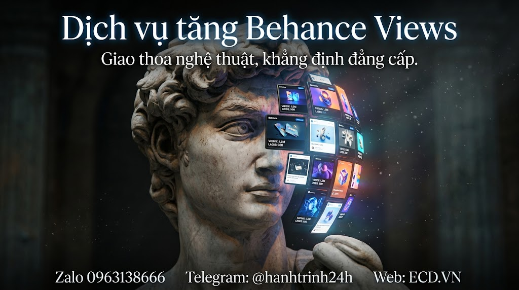 dịch vụ tăng behance views bền vững tăng tương tác