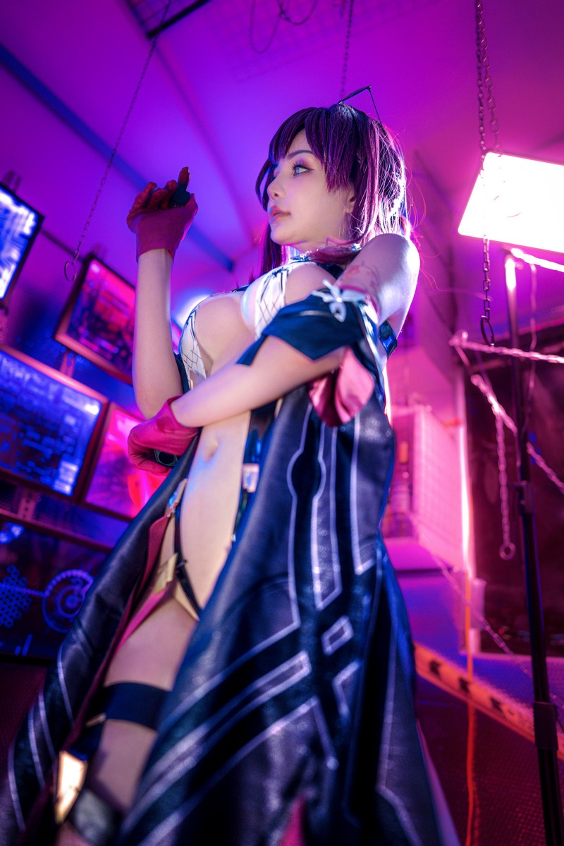 Joyce Lin2x Kafka Cosplay Honkai Star Rail 高清写真 65P插图4