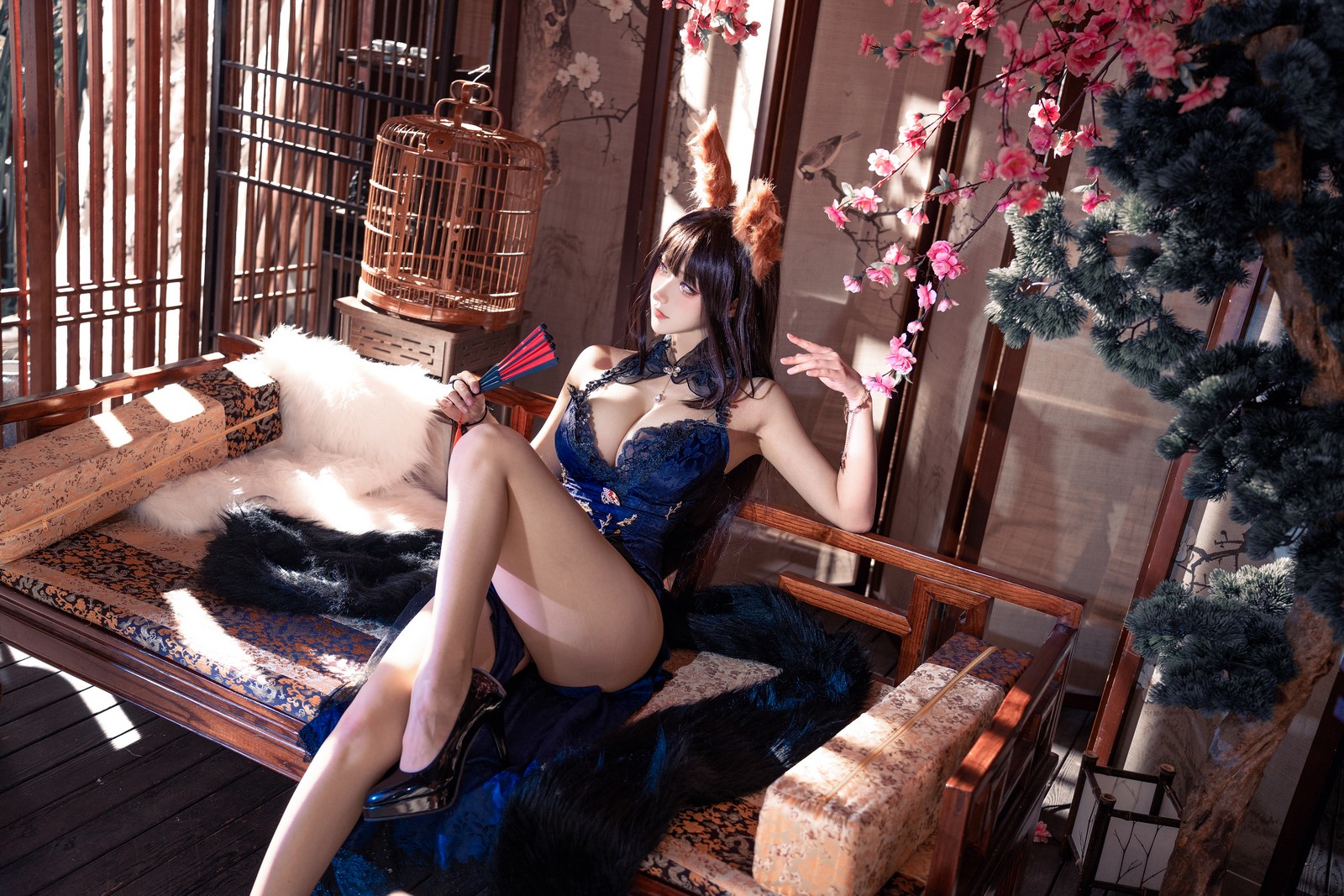 Seya-狮砸 – 天城旗袍 Cosplay 高清写真（12P-213MB）东方旗袍风插图1