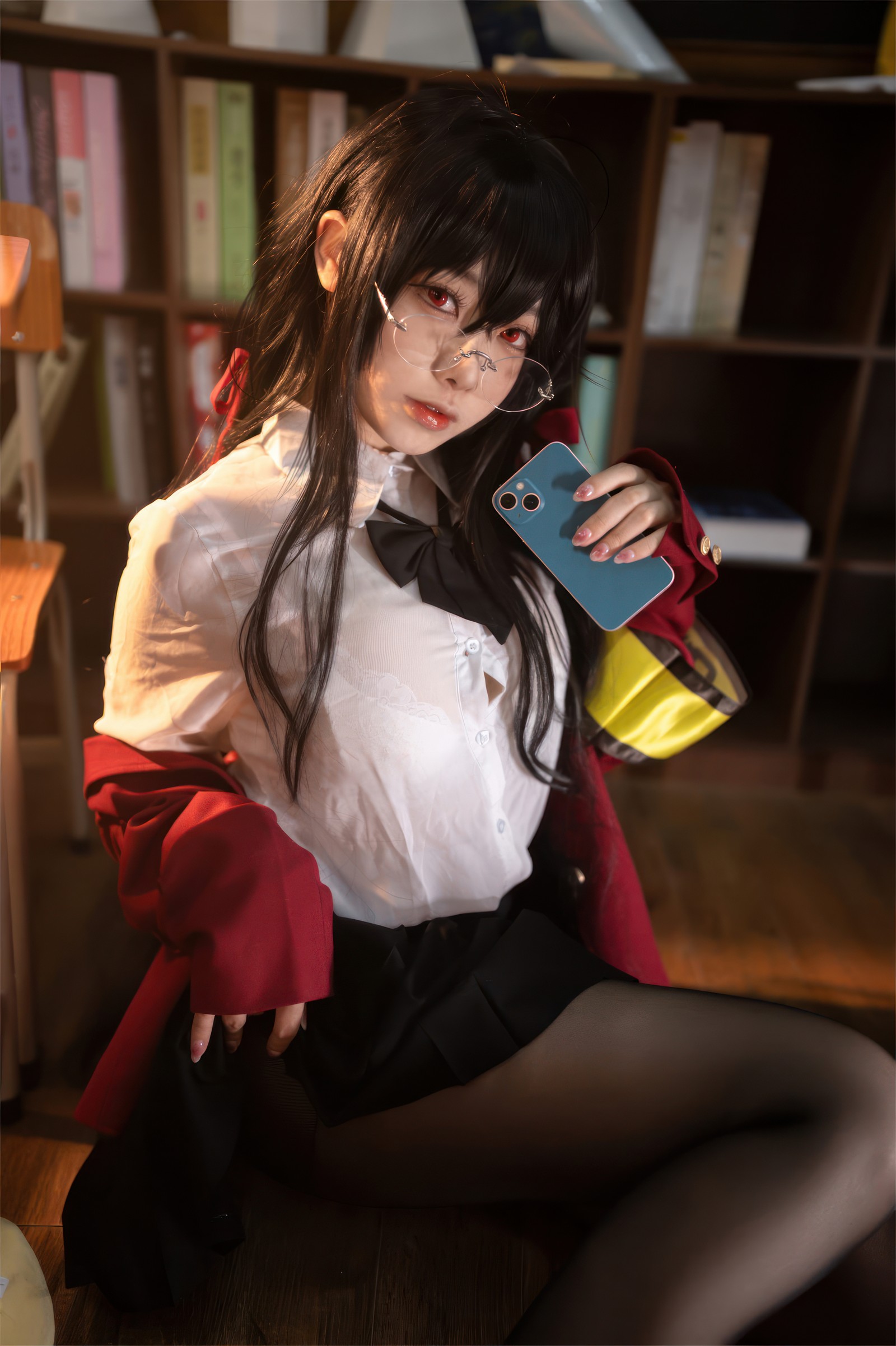 安食Ajiki 碧蓝航线大凤JK写真集 – 动漫COS & 制服美少女 [41P-281.6M]插图3