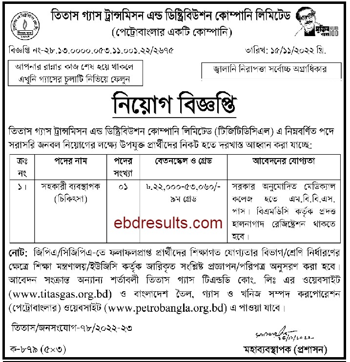 Petrobangla Job Circular 2022