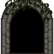 Pixel Stone Door