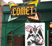 Comet pizza symbols