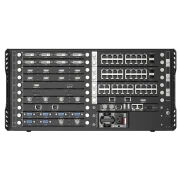 Placa NovaStar H-series Detalhe Portas de Fibra Óptica