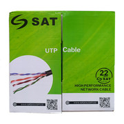876-1-CABLE UTP SAT CART5E PURO COBRE 0.5MM 305M INTER