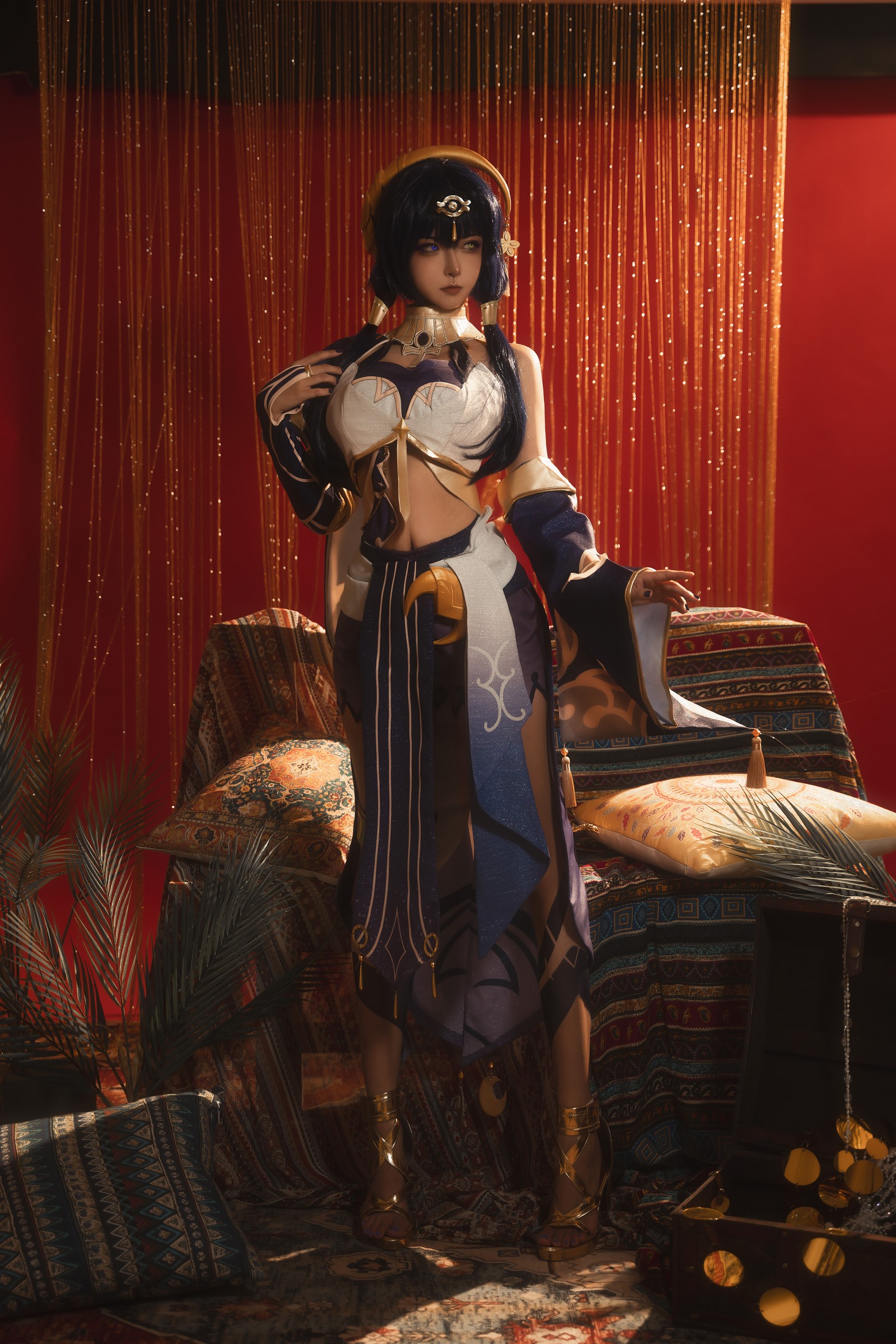 Seya-狮砸 – 原神 坎蒂丝 Candace Cosplay 高清写真（12P-142MB）插图4