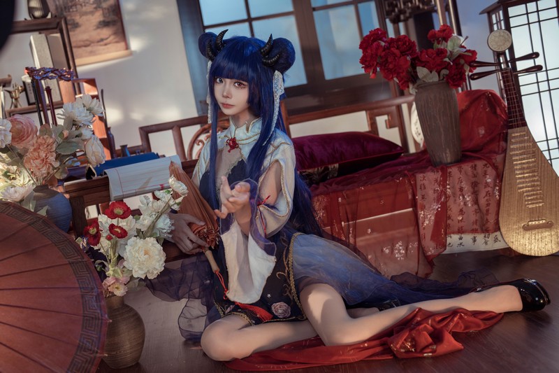 艾西Aiwest 伊吹新年旗袍Cosplay写真图集 新年主题高清图集 35P (396.8M)插图9