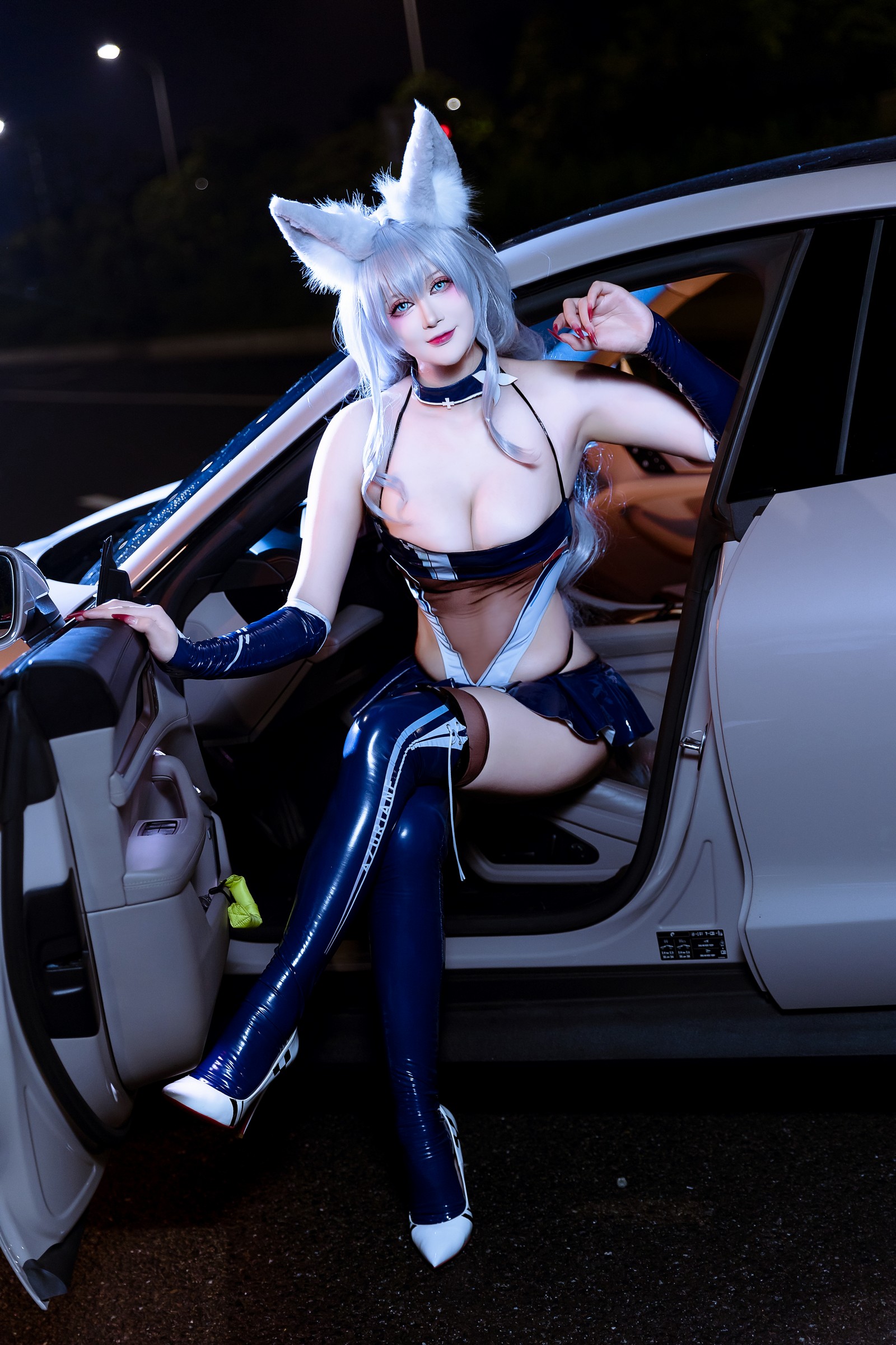 兔胖胖min – 碧蓝航线 信浓 赛车 Cosplay 高清写真集（40P-334.3MB）插图7