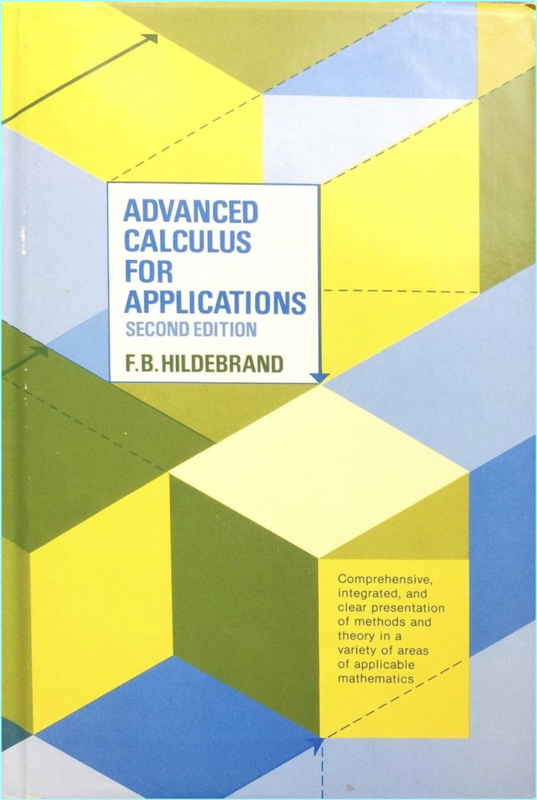 Advanced Calculus For Applications Second Edition (Francis Hildebrand)