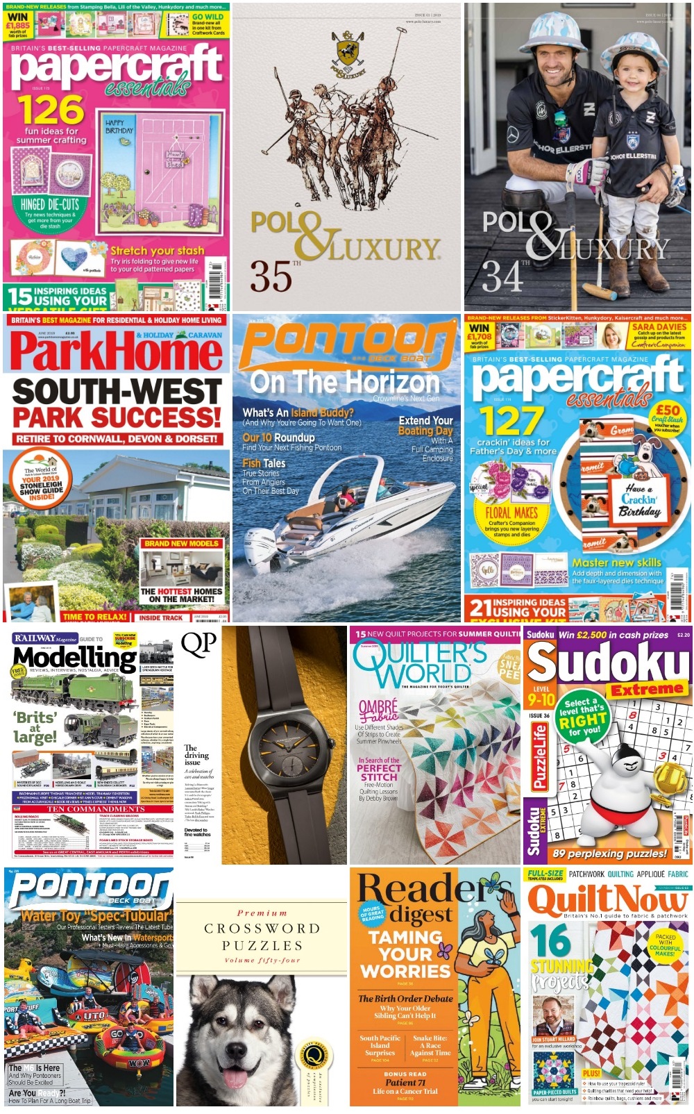 50 Assorted Magazines - June 12 2019