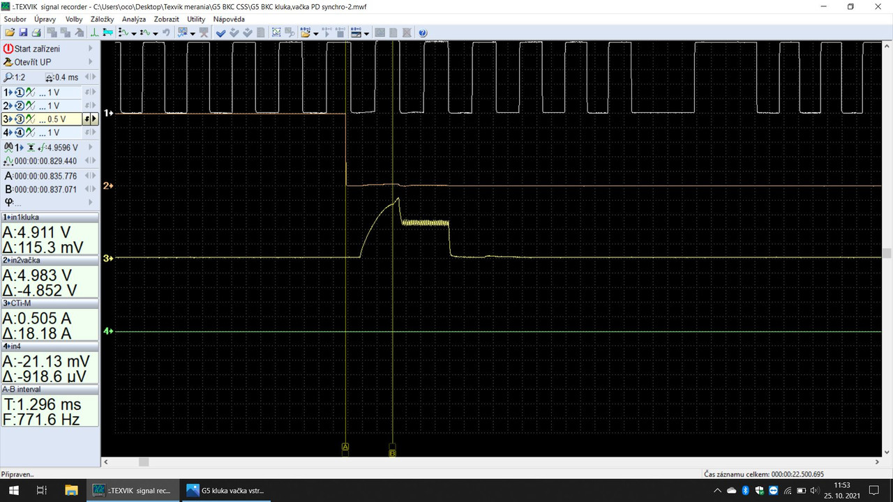 G5 kluka vačka vstrek synchro -2