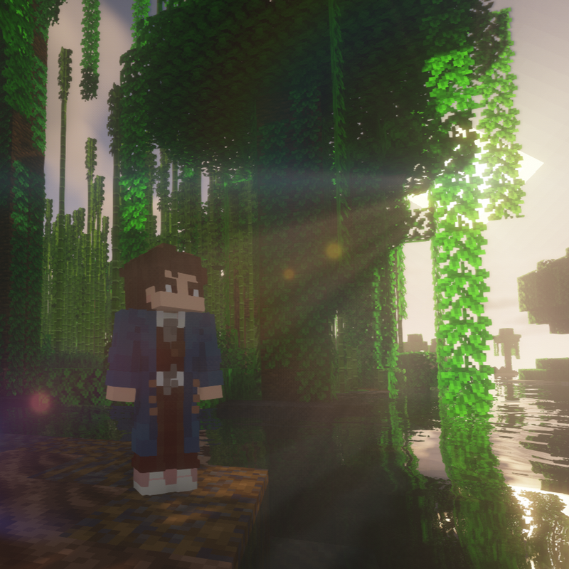 A photo of the 14th Doctor's Minecraft skin.