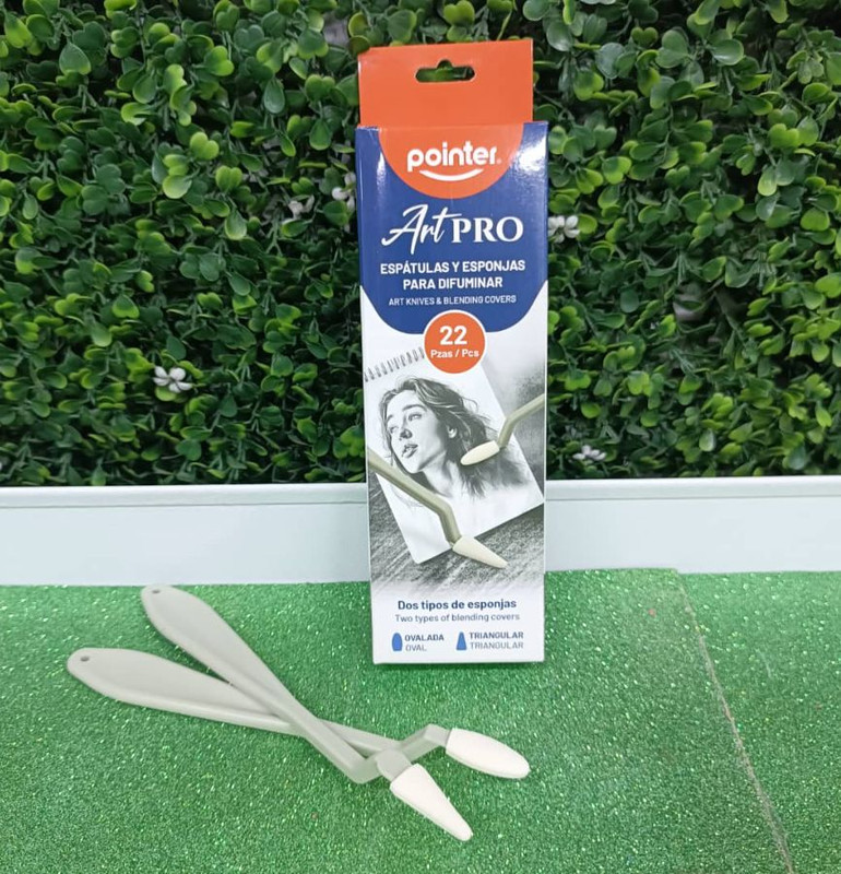 Espatulas y esponjas para difuminar Pointer (7450210004153) 1