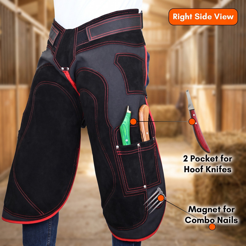 Farrier Apron buckle velcro waist bands adjustable fit