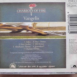 Vangelis: Chariots of Fire : CD