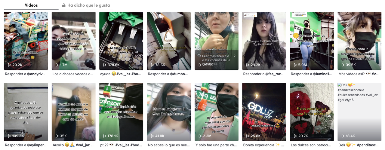 Empleada de supermercado exhibe en TikTok a clientes que comen sin pagar