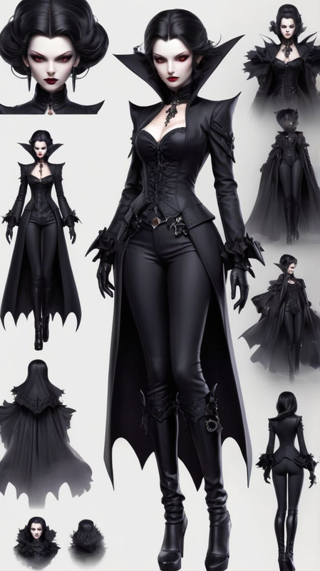 ABITO di VALAK Nero Cremisi_2