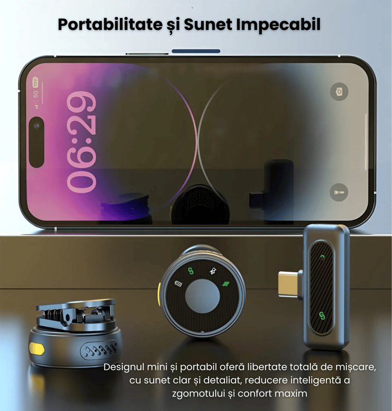 microfon lavaliera wireless, microfon wireless type-c, microfon lavaliera usb c, microfon fara fir pentru telefon, microfon vlog tiktok, microfon pentru live streaming, microfon profesional podcast, microfon reducere zgomot, microfon wireless plug and play, microfon omnidirectional, microfon lavaliera android, microfon wireless pentru inregistrari, microfon de inalta calitate, microfon pentru youtube, microfon podcast mobil