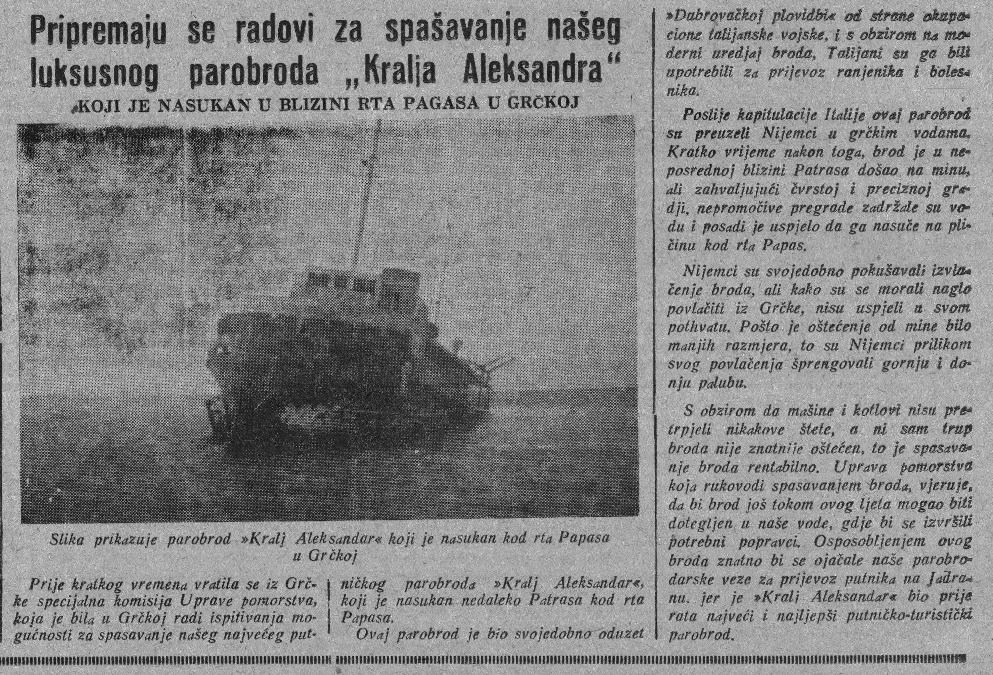 Slobodna-Dalmacija-15-03-1946-Kralj-Alek