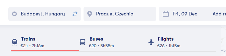 Tren/Bus/Avion: Praga>Budapest - Forum Eastern Europe
