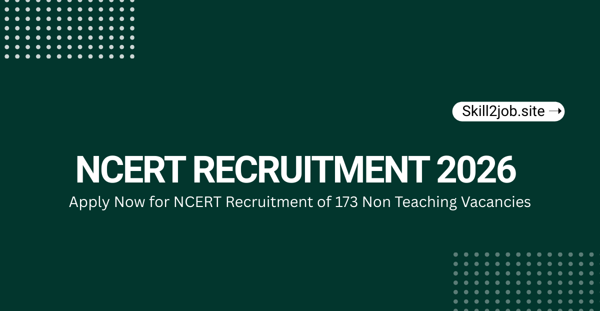 NCERT Recruitment 2026